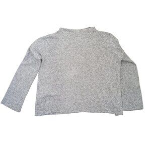ZARA TRF Gray Mock Neck Knit Women’s Sweater – Size S
